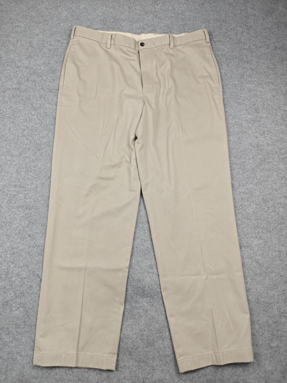 Brooks Brothers Pants Mens 40x32 Beige Clark Fit Advantage Chino Classic